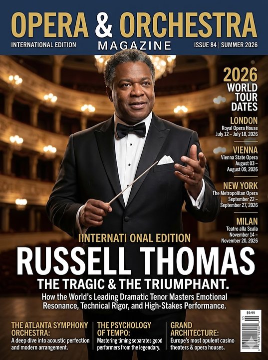 Opera & Orchestra Magazine — Russell Thomas, Summer 2026 cover